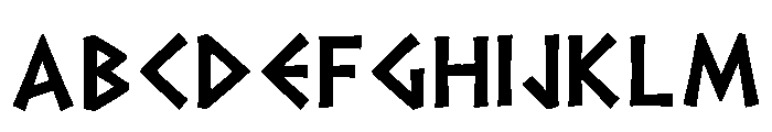 Sini Regular Font UPPERCASE