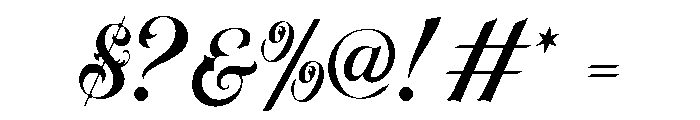 SinisterSwash-Regular Font OTHER CHARS