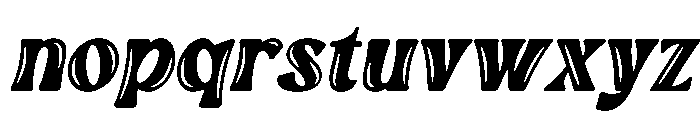Sink Italic Font LOWERCASE