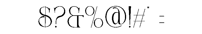Sinteng Font OTHER CHARS
