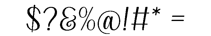 Sintyra Font OTHER CHARS
