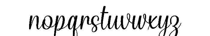 Sintyra Font LOWERCASE
