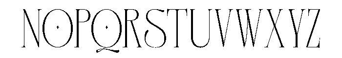 Sinvia Thin Thin Font UPPERCASE