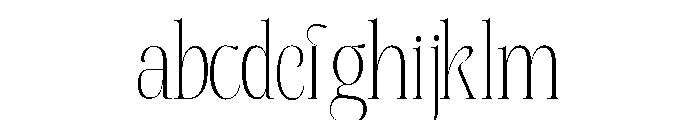 Sinvia Thin Thin FONT