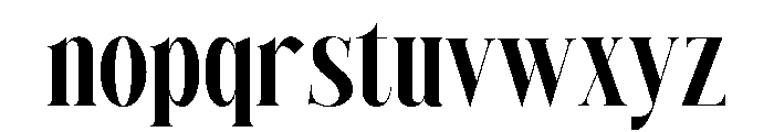 Siovanni-Bold Font LOWERCASE