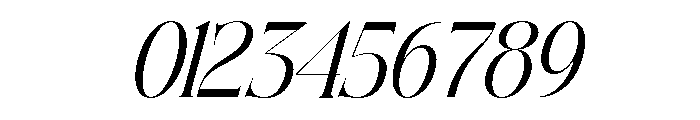 Siovanni-Italic Font OTHER CHARS