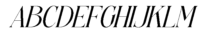 Siovanni-Italic Font UPPERCASE