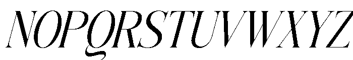 Siovanni-Italic Font UPPERCASE