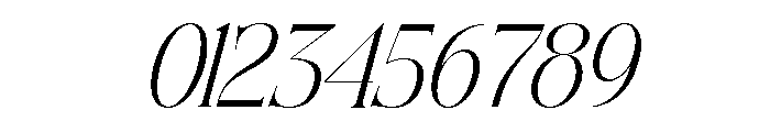 Siovanni-LightItalic Font OTHER CHARS