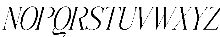 Siovanni-LightItalic Font UPPERCASE