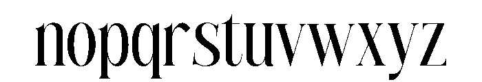 Siovanni-Medium Font LOWERCASE