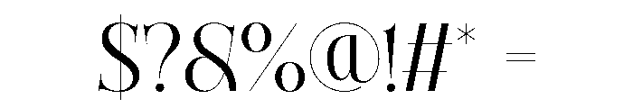 Siovanni-Regular Font OTHER CHARS
