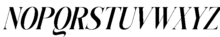 Siovanni-SemiBoldItalic Font UPPERCASE