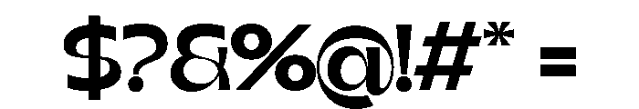 Sirage-Regular Font OTHER CHARS