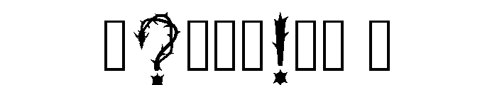 Siret Regular Font OTHER CHARS