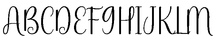 Sisdila Font UPPERCASE