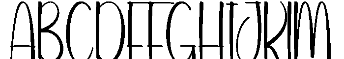 Sishila Font UPPERCASE