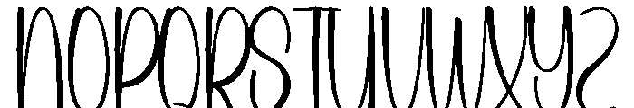 Sishila Font UPPERCASE
