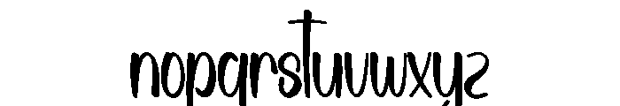 Sishila Font LOWERCASE