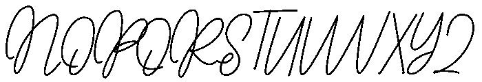 Sishilia Font UPPERCASE