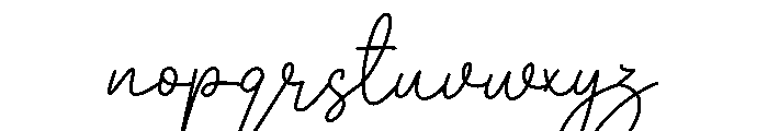 Sishilia Font LOWERCASE