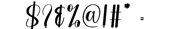 Sister Dancing Font OTHER CHARS