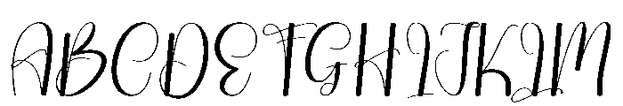 Sister Dancing Font UPPERCASE