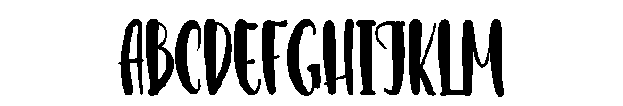 Sister Handwriting Font UPPERCASE