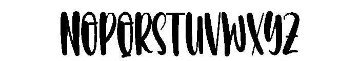 Sister Handwriting Font UPPERCASE