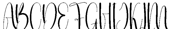 Sister Monogram Font UPPERCASE