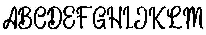 Sitar Font UPPERCASE