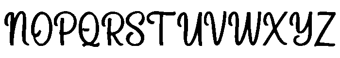 Sitar Font UPPERCASE