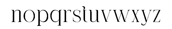 Siterun Font LOWERCASE