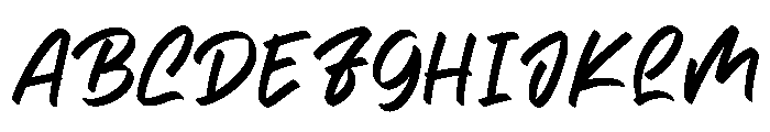 Sive Vibes Font UPPERCASE
