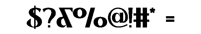 SixtyWorld Font OTHER CHARS