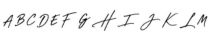 signature_script Font UPPERCASE