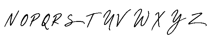 signature_script Font UPPERCASE