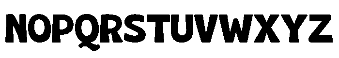 simple Rounded Font LOWERCASE