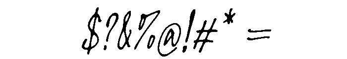 simple fine Regular Font OTHER CHARS
