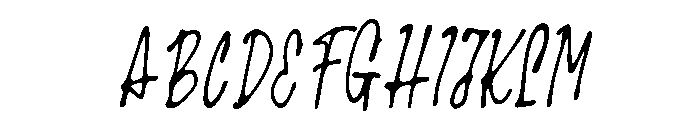 simple fine Regular Font UPPERCASE