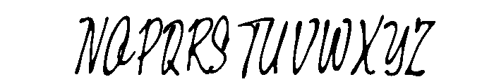 simple fine Regular Font UPPERCASE