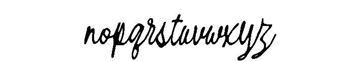 simple fine Regular Font LOWERCASE