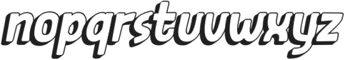 SIGN RON Italic Shadow otf (400) Font LOWERCASE