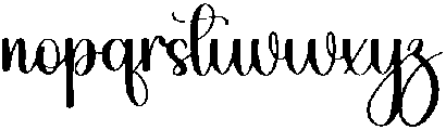 Sibling Regular otf (400) Font LOWERCASE