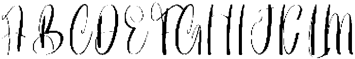 Siblings Bonding Regular otf (400) Font UPPERCASE