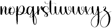 Siblings Regular otf (400) Font LOWERCASE