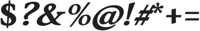 Sibre Bold Italic otf (700) Font OTHER CHARS