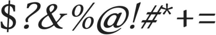Sibre Italic otf (400) Font OTHER CHARS