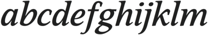 Sibre Medium Italic otf (500) Font LOWERCASE