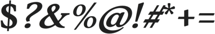 Sibre Semi Bold Italic otf (600) Font OTHER CHARS